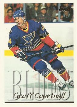 #276 Geoff Courtnall - St. Louis Blues - 1995-96 Topps Hockey