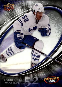 #276 Robbie Earl - Toronto Maple Leafs - 2008-09 Upper Deck Power Play Box Set Hockey