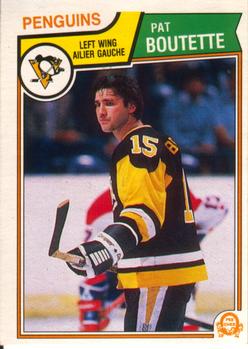 #276 Pat Boutette - Pittsburgh Penguins - 1983-84 O-Pee-Chee Hockey