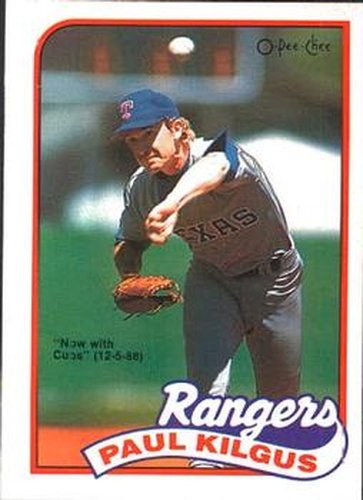 #276 Paul Kilgus - Chicago Cubs - 1989 O-Pee-Chee Baseball