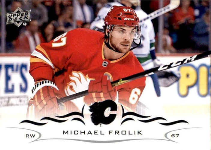 #276 Michael Frolik - Calgary Flames - 2018-19 Upper Deck Hockey