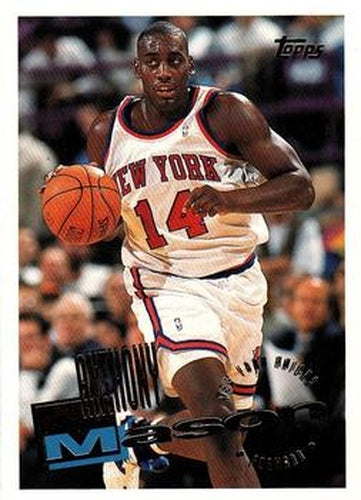 #276 Anthony Mason - New York Knicks - 1995-96 Topps Basketball