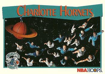#276 Charlotte Hornets - Charlotte Hornets - 1991-92 Hoops Basketball