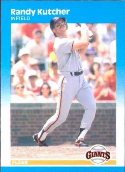 #276 Randy Kutcher - San Francisco Giants - 1987 Fleer Baseball
