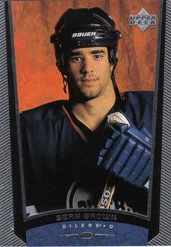 #276 Sean Brown - Edmonton Oilers - 1998-99 Upper Deck Hockey