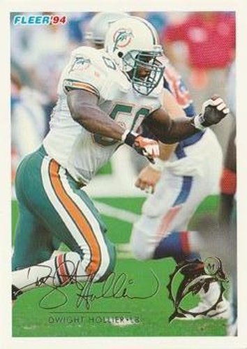 #276 Dwight Hollier - Miami Dolphins - 1994 Fleer Football