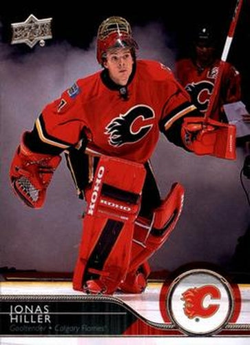 #276 Jonas Hiller - Calgary Flames - 2014-15 Upper Deck Hockey