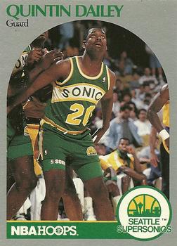 #276 Quintin Dailey - Seattle SuperSonics - 1990-91 Hoops Basketball