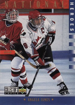 #276 Angela James - Canada - 1997-98 Collector's Choice Hockey