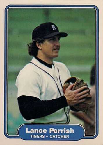 #276 Lance Parrish - Detroit Tigers - 1982 Fleer Baseball