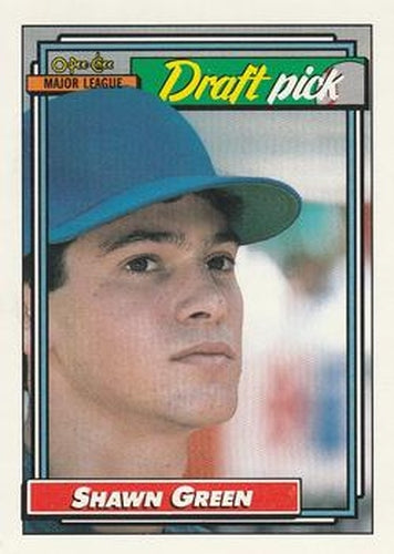 #276 Shawn Green - Toronto Blue Jays - 1992 O-Pee-Chee Baseball