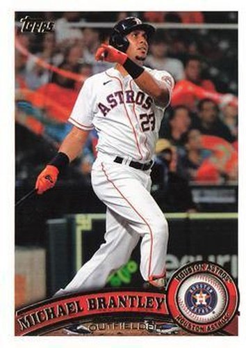 #276 Michael Brantley - Houston Astros - 2021 Topps Archives Baseball