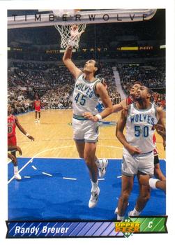 #276 Randy Breuer - Minnesota Timberwolves - 1992-93 Upper Deck Basketball