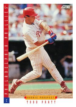 #276 Todd Pratt - Philadelphia Phillies - 1993 Score Baseball