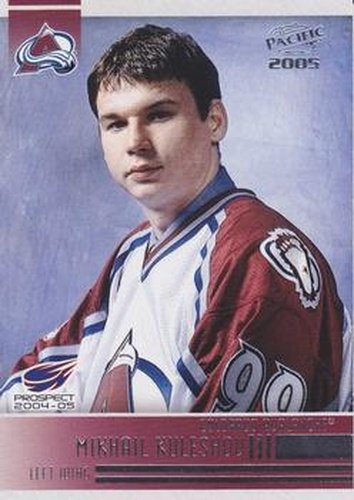 #276 Mikhail Kuleshov - Colorado Avalanche - 2004-05 Pacific Hockey
