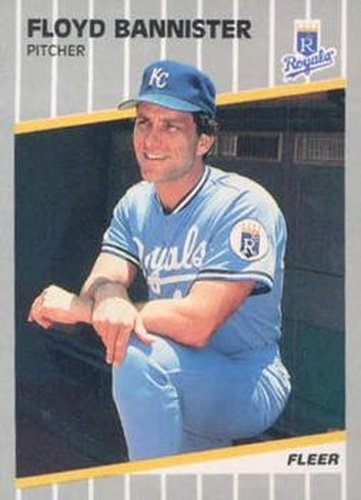 #276 Floyd Bannister - Kansas City Royals - 1989 Fleer Baseball