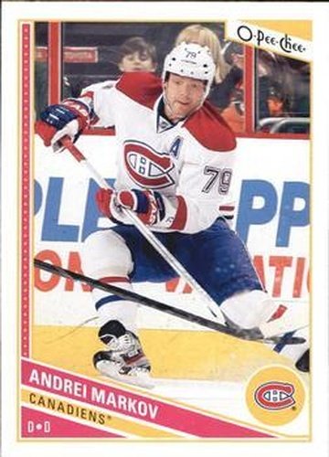 #276 Andrei Markov - Montreal Canadiens - 2013-14 O-Pee-Chee Hockey