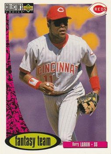 #276 Barry Larkin - Cincinnati Reds - 1996 Collector's Choice Baseball