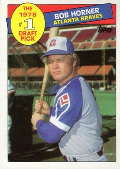 #276 Bob Horner - Atlanta Braves - 1985 Topps Baseball