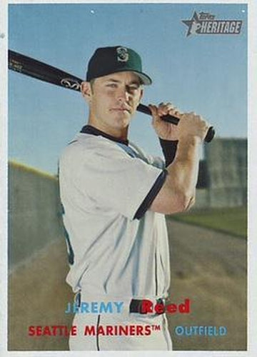 #276 Jeremy Reed - Seattle Mariners - 2006 Topps Heritage Baseball