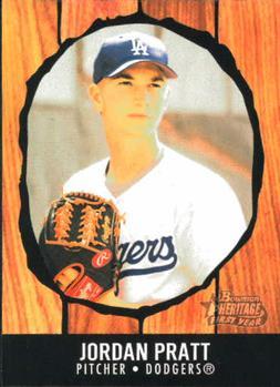 #276 Jordan Pratt - Los Angeles Dodgers - 2003 Bowman Heritage Baseball