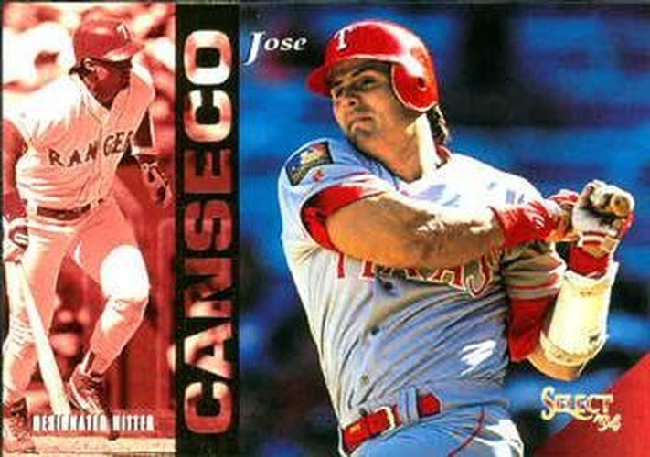 #276 Jose Canseco - Texas Rangers - 1994 Select Baseball