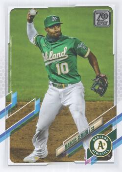 #276 Marcus Semien - Oakland Athletics - 2021 Topps Baseball
