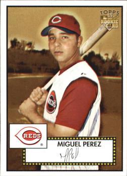 #276 Miguel Perez - Cincinnati Reds - 2006 Topps 1952 Edition Baseball