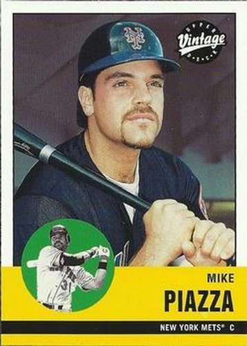 #276 Mike Piazza - New York Mets - 2001 Upper Deck Vintage Baseball