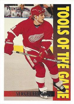 #276 Sergei Fedorov - Detroit Red Wings - 1994-95 Topps Premier Hockey