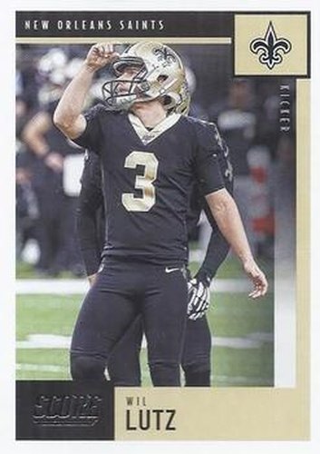 #276 Wil Lutz - New Orleans Saints - 2020 Score Football