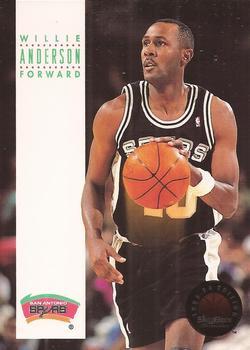 #276 Willie Anderson - San Antonio Spurs - 1993-94 SkyBox Premium Basketball