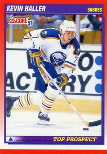 #276 Kevin Haller - Buffalo Sabres - 1991-92 Score Canadian Bilingual Hockey