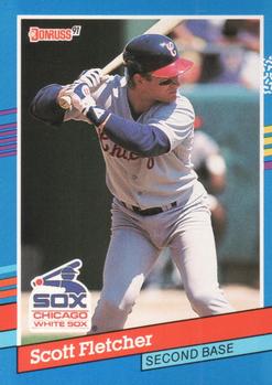 #276 Scott Fletcher - Chicago White Sox - 1991 Donruss Baseball