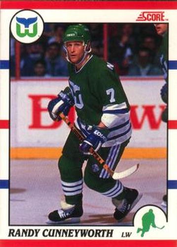 #276 Randy Cunneyworth - Hartford Whalers - 1990-91 Score Canadian Hockey