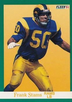 #276 Frank Stams - Los Angeles Rams - 1991 Fleer Football