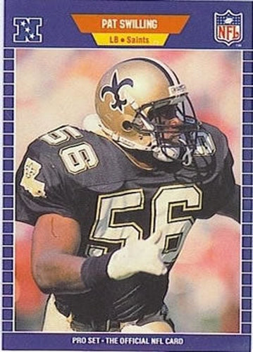 #276 Pat Swilling - New Orleans Saints - 1989 Pro Set Football