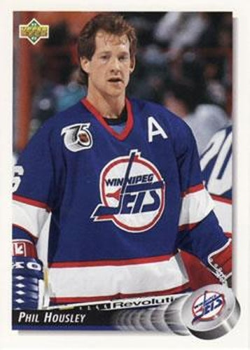 #276 Phil Housley - Winnipeg Jets - 1992-93 Upper Deck Hockey