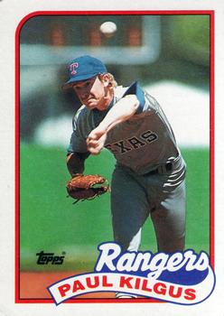 #276 Paul Kilgus - Texas Rangers - 1989 Topps Baseball