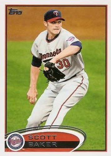 #276 Scott Baker - Minnesota Twins - 2012 Topps Baseball