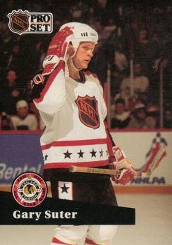 #276 Gary Suter - 1991-92 Pro Set Hockey