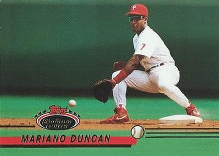 #276 Mariano Duncan - Philadelphia Phillies - 1993 Stadium Club Baseball