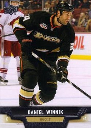 #276 Daniel Winnik - Anaheim Ducks - 2013-14 Upper Deck Hockey