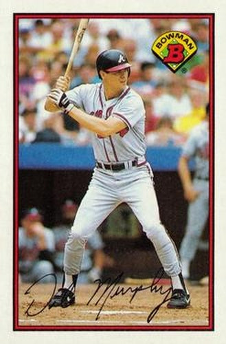 #276 Dale Murphy - Atlanta Braves - 1989 Bowman Baseball
