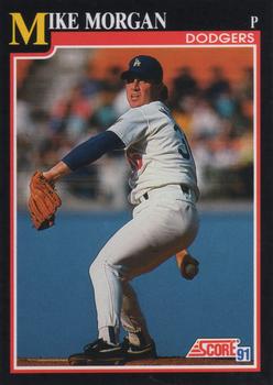 #276 Mike Morgan - Los Angeles Dodgers - 1991 Score Baseball