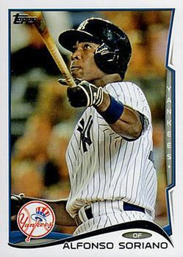 #276a Alfonso Soriano - New York Yankees - 2014 Topps Baseball