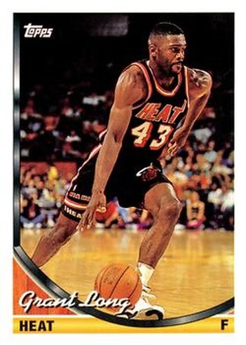 #277 Grant Long - Miami Heat - 1993-94 Topps Basketball