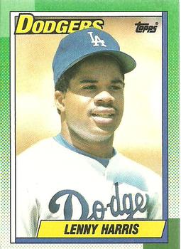 #277 Lenny Harris - Los Angeles Dodgers - 1990 Topps Baseball