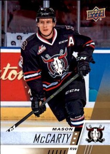 #277 Mason McCarty - Red Deer Rebels - 2017-18 Upper Deck CHL Hockey