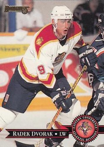 #277 Radek Dvorak - Florida Panthers - 1995-96 Donruss Hockey